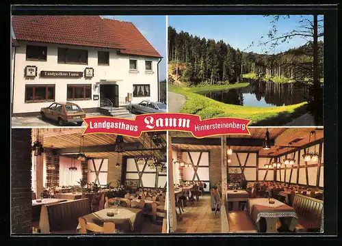 AK Hintersteinenberg, Landgasthaus Lamm, Innenansichten