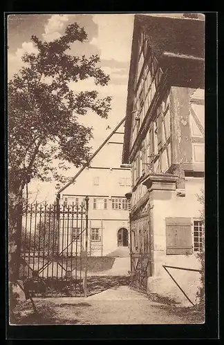 AK Lorch /Württbg., Eingang zum Klosterhof