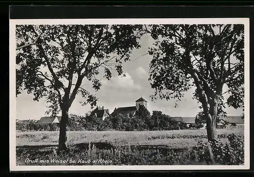 AK Weisel, Blick zur Kirche