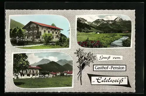 AK Hammer / Fischbachau, Gasthaus-Pension Edelweiss