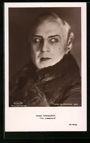 AK Schauspieler Iwan Mosjukin in Casanova