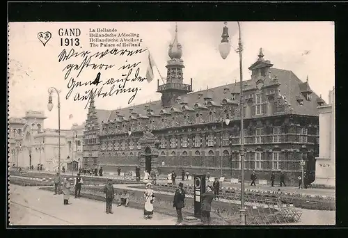 AK Gent, Weltausstellung 1913, Holländische Abteilung