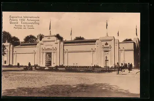 AK Antwerpen, Exposition Internationale 1930, Pavillon du Canada