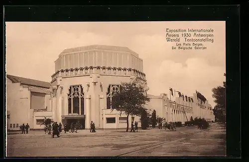 AK Antwerpen, Exposition Internationale 1930, Les Halls Belges