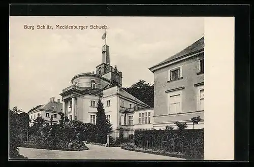 AK Schlitz /Mecklenburger Schweiz, Ansicht von Burg Schlitz