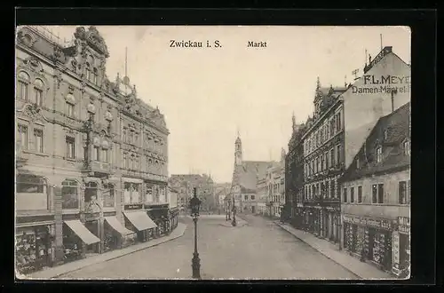 AK Zwickau i. Sa., Markt