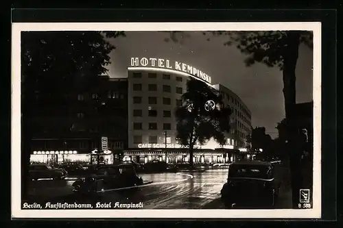 AK Berlin, Hotel Kempinski, Kurfürstendamm