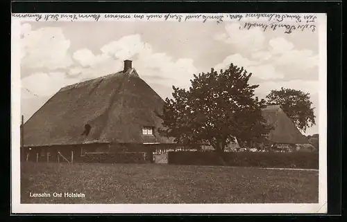 AK Lensahn /Ost Holstein, Blick auf Häuser