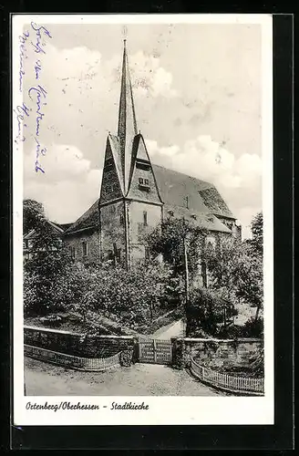 AK Ortenberg /Oberhessen, Eingangspforte zur Stadtkirche