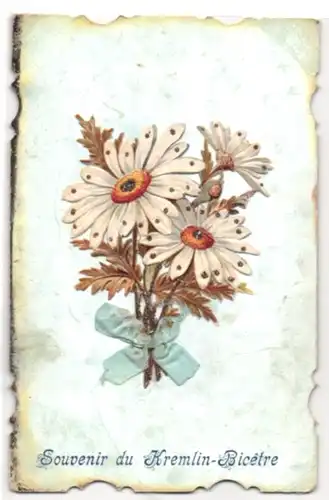Oblaten-AK Kremlin-Bicetre, Margeritengruss aus der Ortschaft