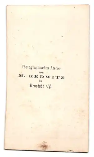 Fotografie M. Redwitz, Neustadt a. S., Portrait junger Mann im Anzug mit ernstem Blick