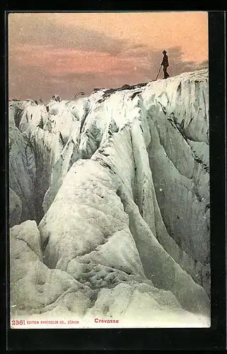 AK Crevasse, Gletscherspalten und Bergsteiger