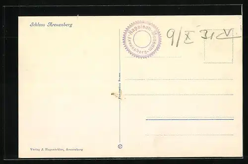 AK Arenenberg, Blick auf das Schloss