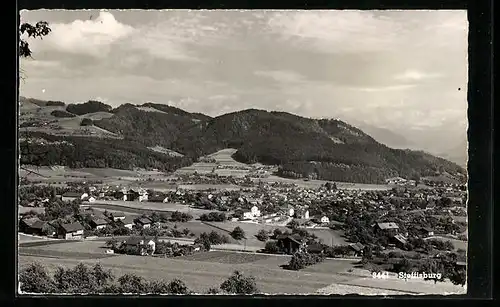 AK Steffisburg, Teilansicht mit Land und Häusern