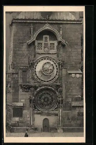 AK Prag / Praha, Altstädter Rathausuhr, Staromestsky orloj