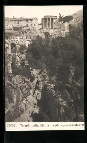 AK Tivoli, Tempio della Sibilla, veduta panoramica