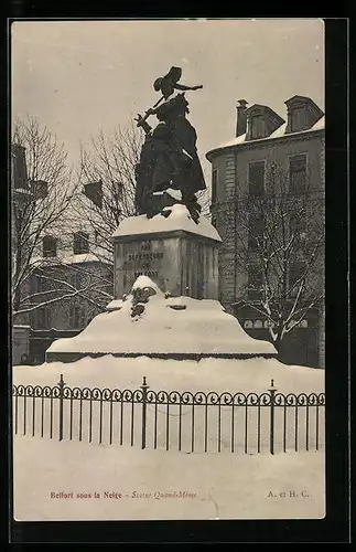 AK Belfort, Statue Quand-Méme
