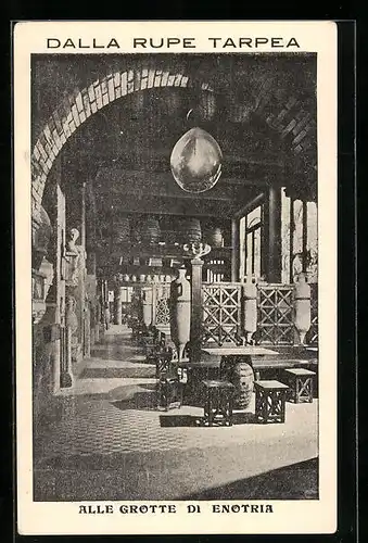 AK Roma, Dalla Rupe Tarpea, Alle Grotte di Enotria
