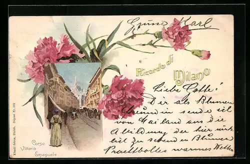 Lithographie Milano, Corso Vittorio Emanuele