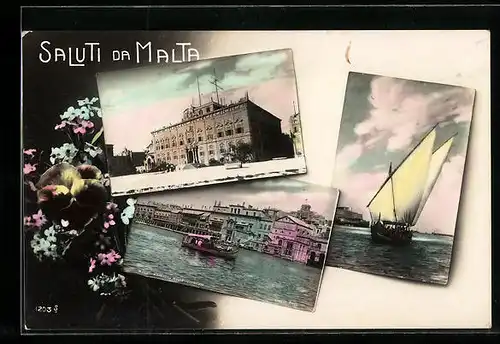 AK Malta, Aubande Castille, Admirality House Vitttoriosa