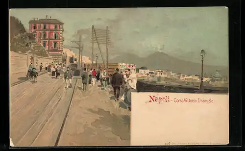 Lithographie Napoli, Corso Vittorio Emanuele