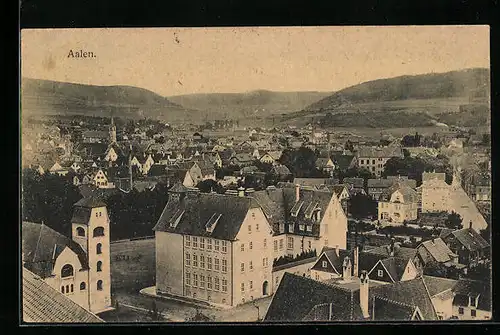 AK Aalen, Totalansicht der Stadt