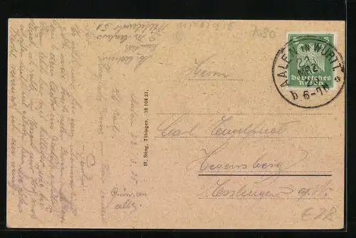 AK Aalen, Totalansicht der Stadt