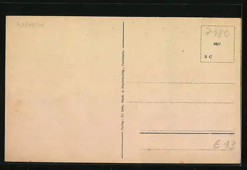 AK Crailsheim, Partie am Schlossplatz