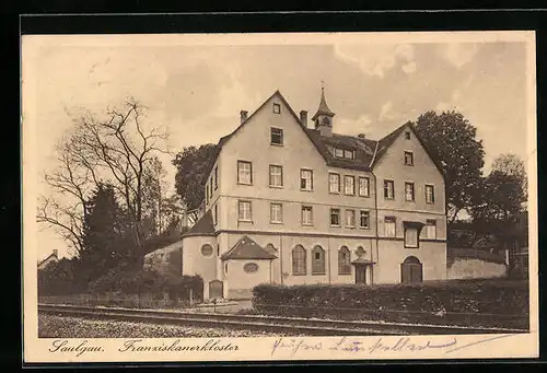 AK Saulgau, Ansicht des Franziskanerklosters