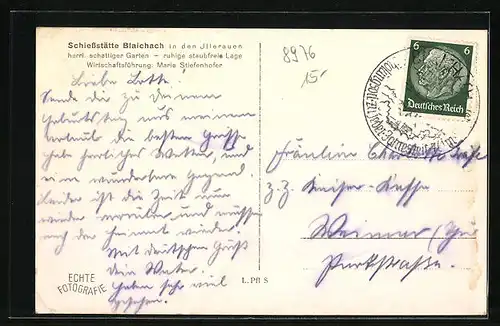 AK Blaichach, Schiessstätte, Ortsansicht