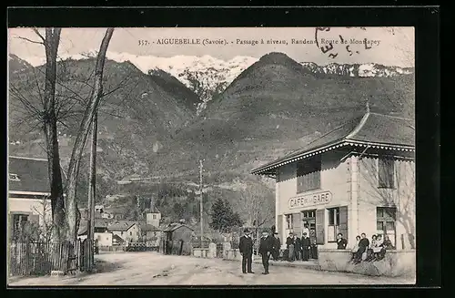 AK Aiguebelle, Passage a niveau