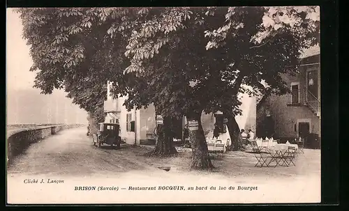 AK Brison, Restaurant Bocquin, au bord du lac du Bourget