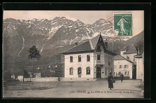 AK Ugine, La Poste et le Mont Charvin