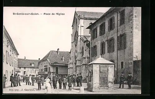 AK Saint-Genix-sur-Guier, Place de l`Eglise