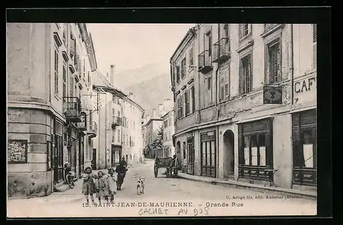 AK Saint-Jean-de-Maurienne, Grande Rue