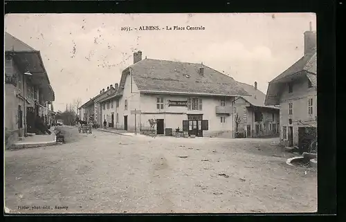 AK Albens, La Place Centrale