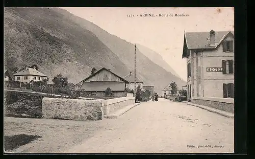 AK Arbine, Route de Moutiers