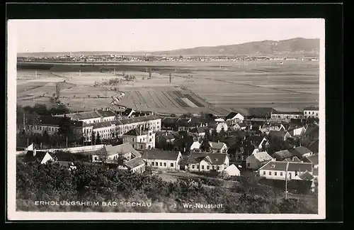 AK Bad Fischau, Teilansicht mit Erholungsheim