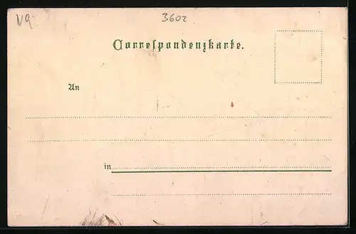 Lithographie Rossatz a / d. Donau, Teilansicht, Ortspartie mit Kirche