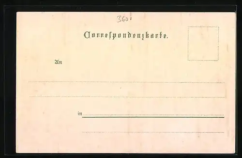 Lithographie Rossatz a / d. Donau, Teilansicht, Ortspartie mit Kirche