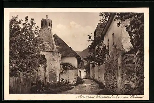 AK Rossatz, Gässlein im Ort