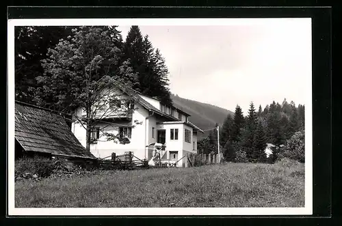 AK Aspang-Mariensee, Anblick eines Hauses