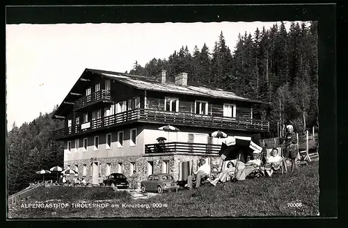 AK Payerbach-Kreuzberg, Alpengasthof Tirolerhof