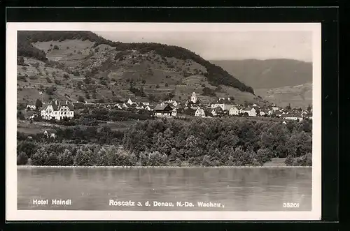 AK Rossatz a. d. Donau, Hotel Haindl