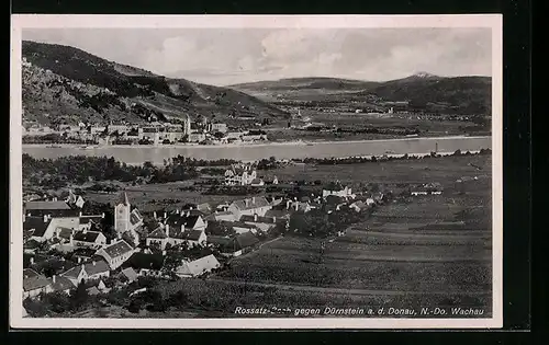 AK Rossatz-Bach, Ortsansicht