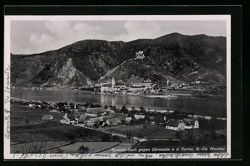 AK Rossatz-Bach, Ortsansicht