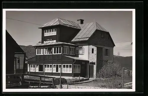 AK Bad Aussee, Partie am Gasthaus