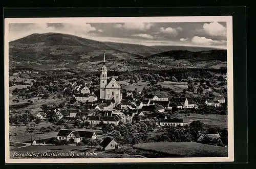 AK Pischelsdorf, Ortsansicht mit Kulm