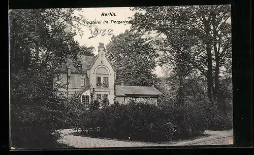 AK Berlin, Försterei im Tiergarten