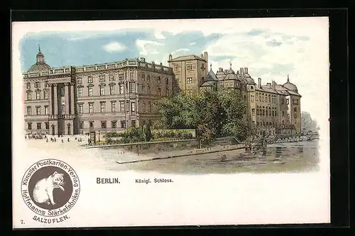 Lithographie Berlin, Königliches Schloss